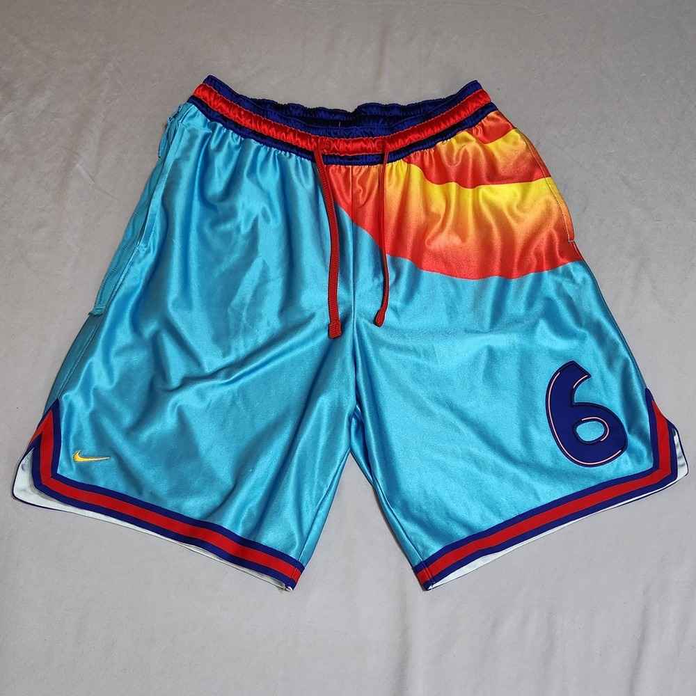 Nike LeBron‎ Space Jam A New Legacy Tune Squad Basketball Shorts Blue DJ3875-434